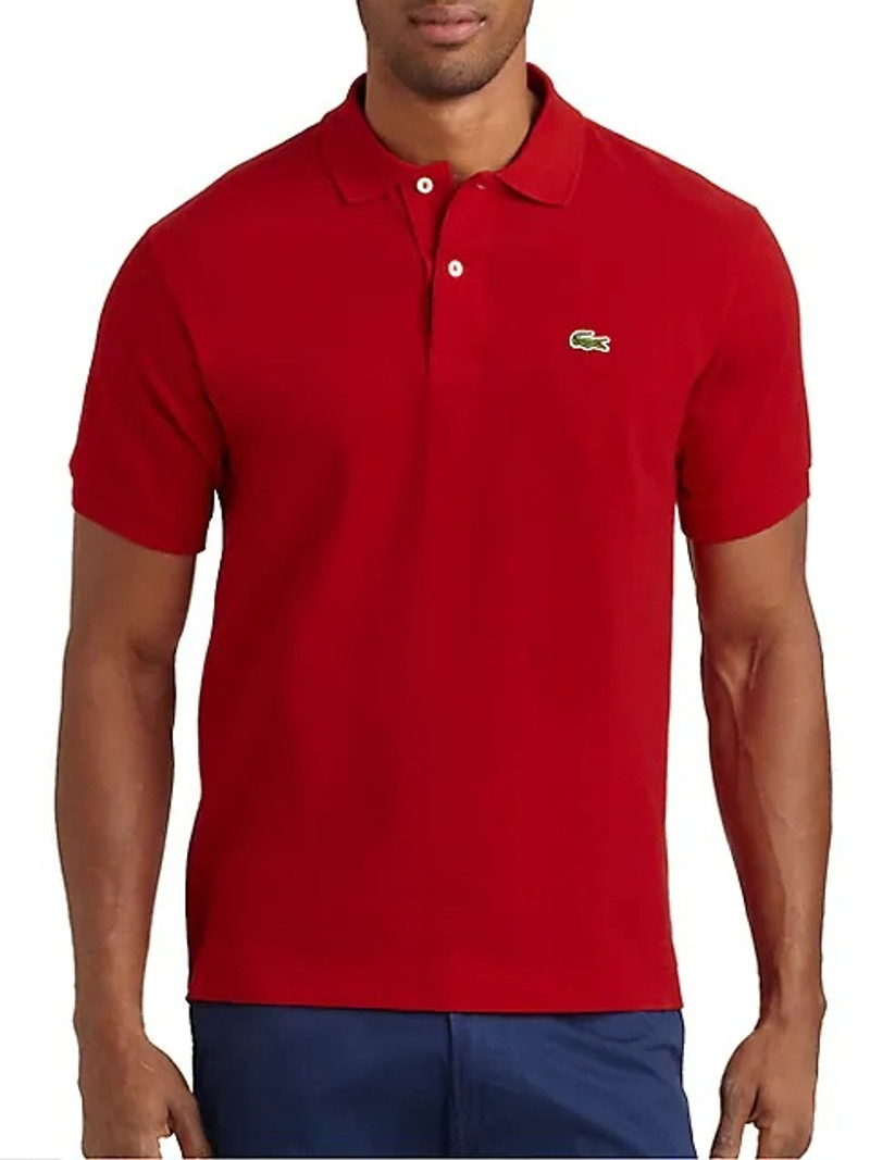 Red Classic Piqué Polo - 1