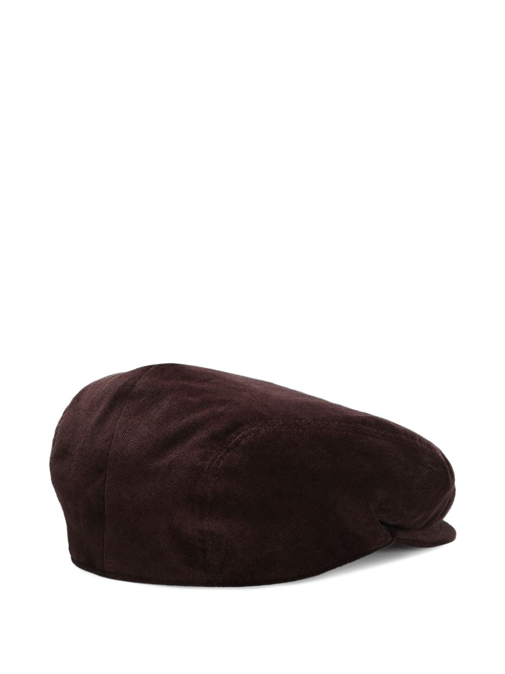 corduroy flat-top cap - 2