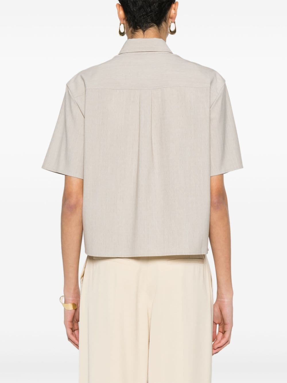 mÃ©lange-effect shirt - 4