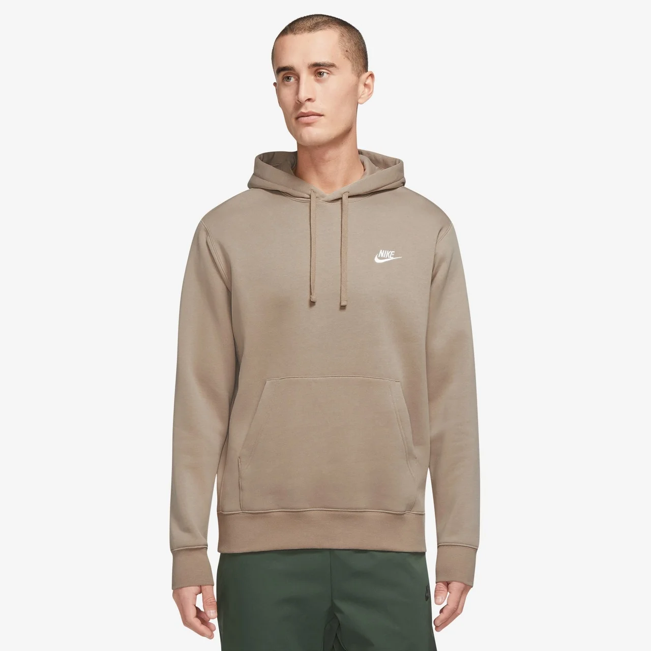 Nike Mens Nike Club Pullover Hoodie - 1