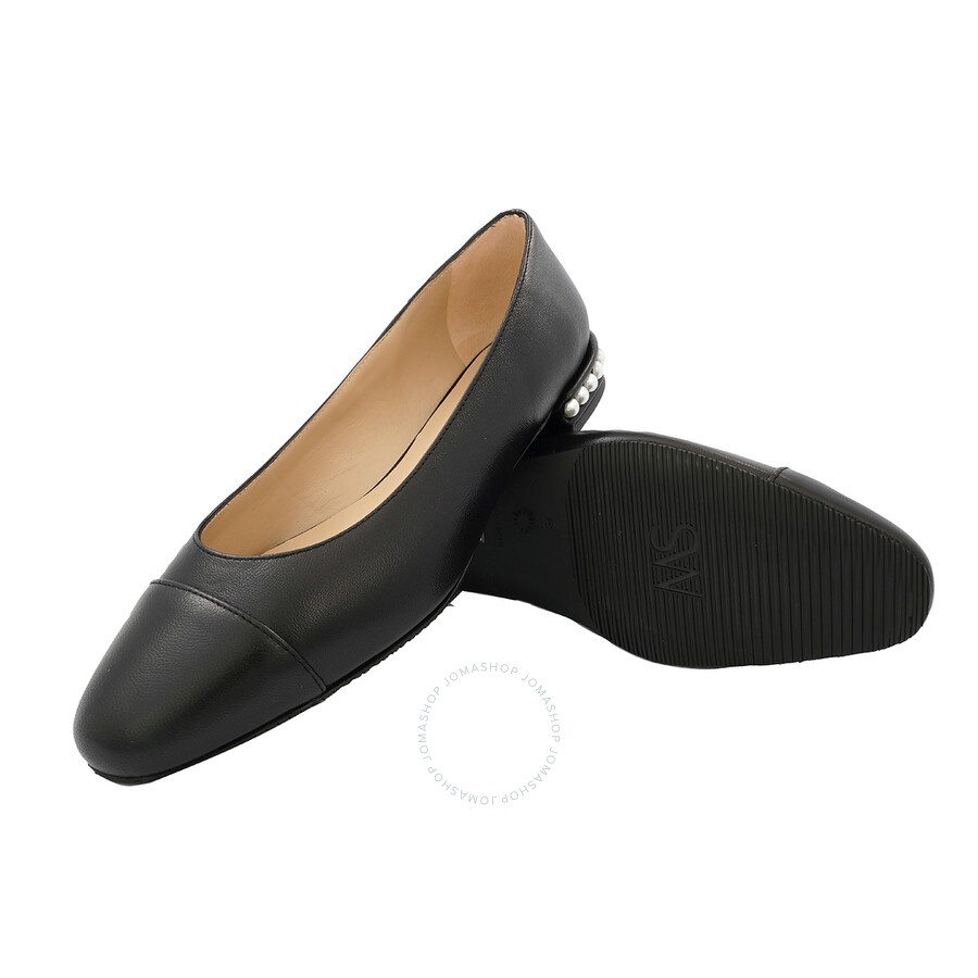 Stuart Weitzman Ladies Black Pearl Ballet Flats - 2