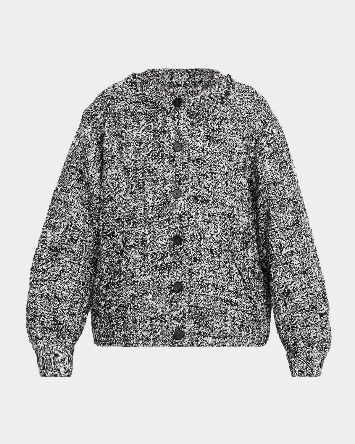 Hassia Tweed Bomber Jacket - 1