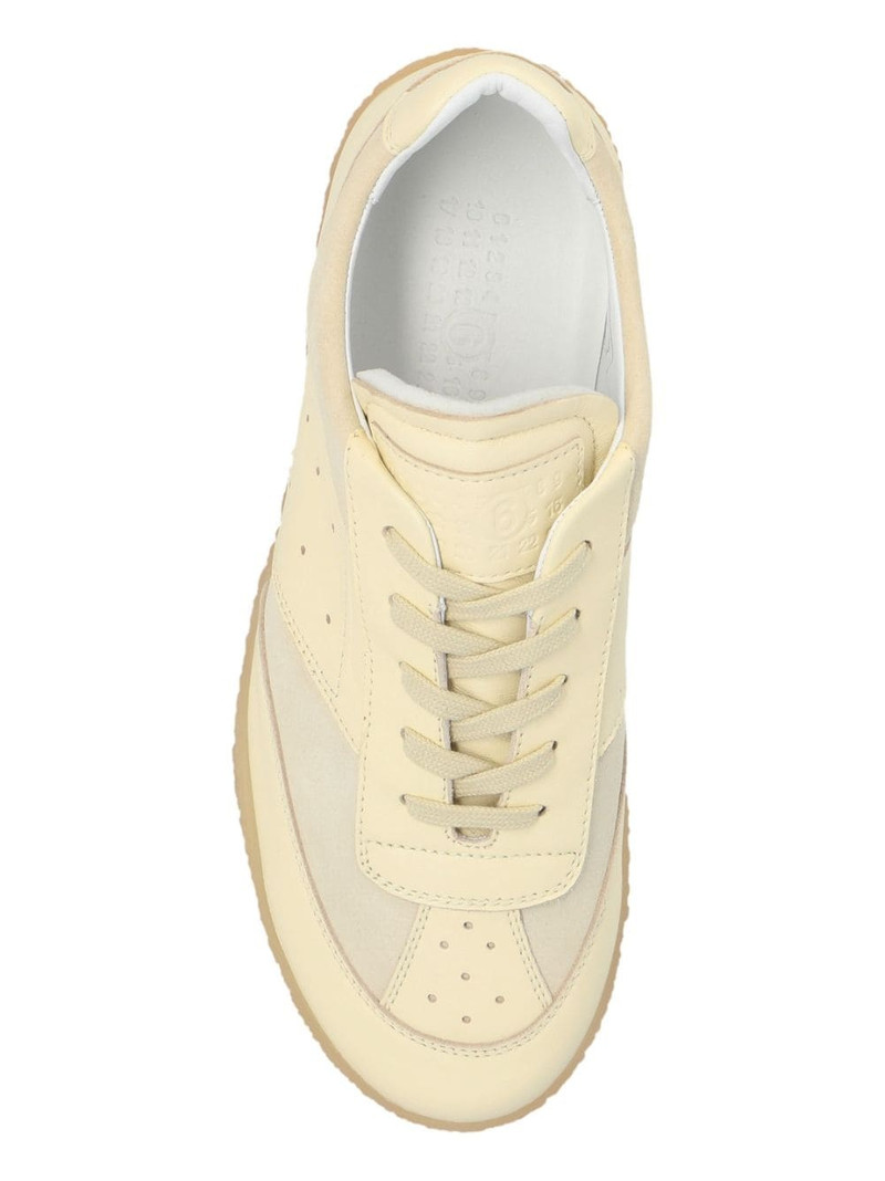 panelled low-top trainers 6