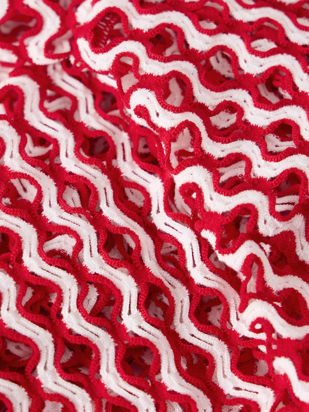 Sun Two-tone Crocheted Mini Skirt - 4