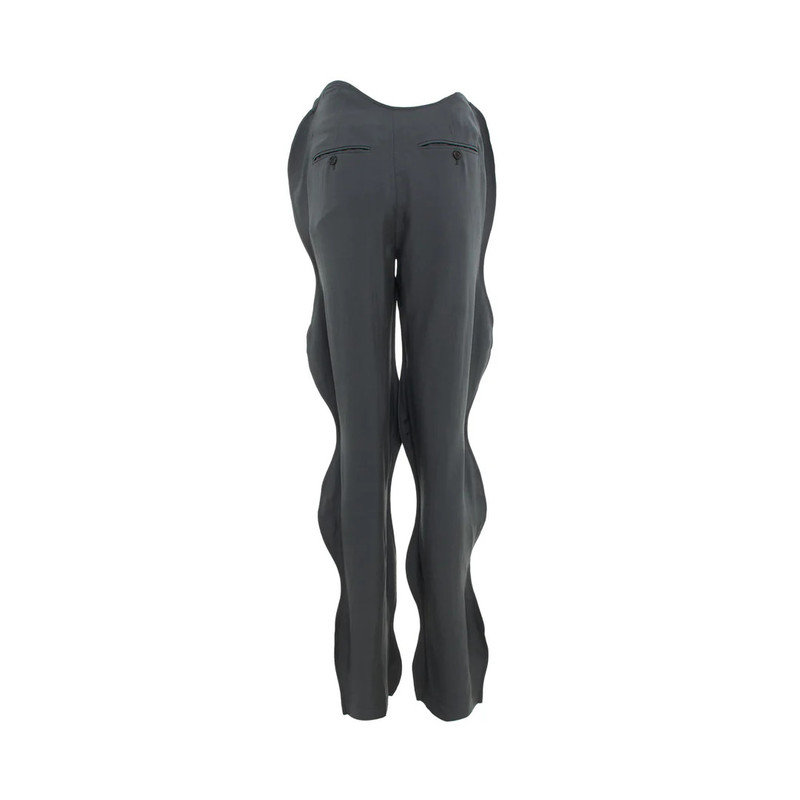 pushBUTTON Gray Wavy Pants outlook