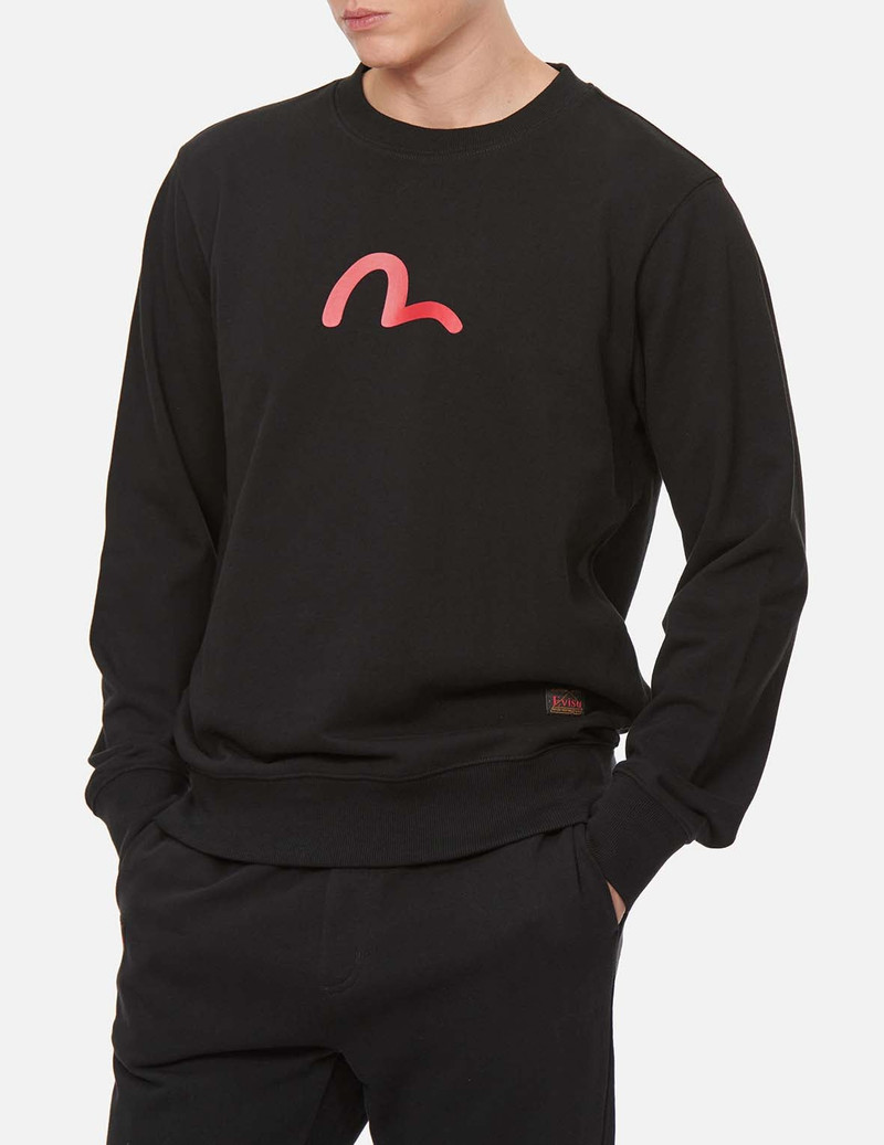 Seagull and Godhead Print Sweatshirt 4