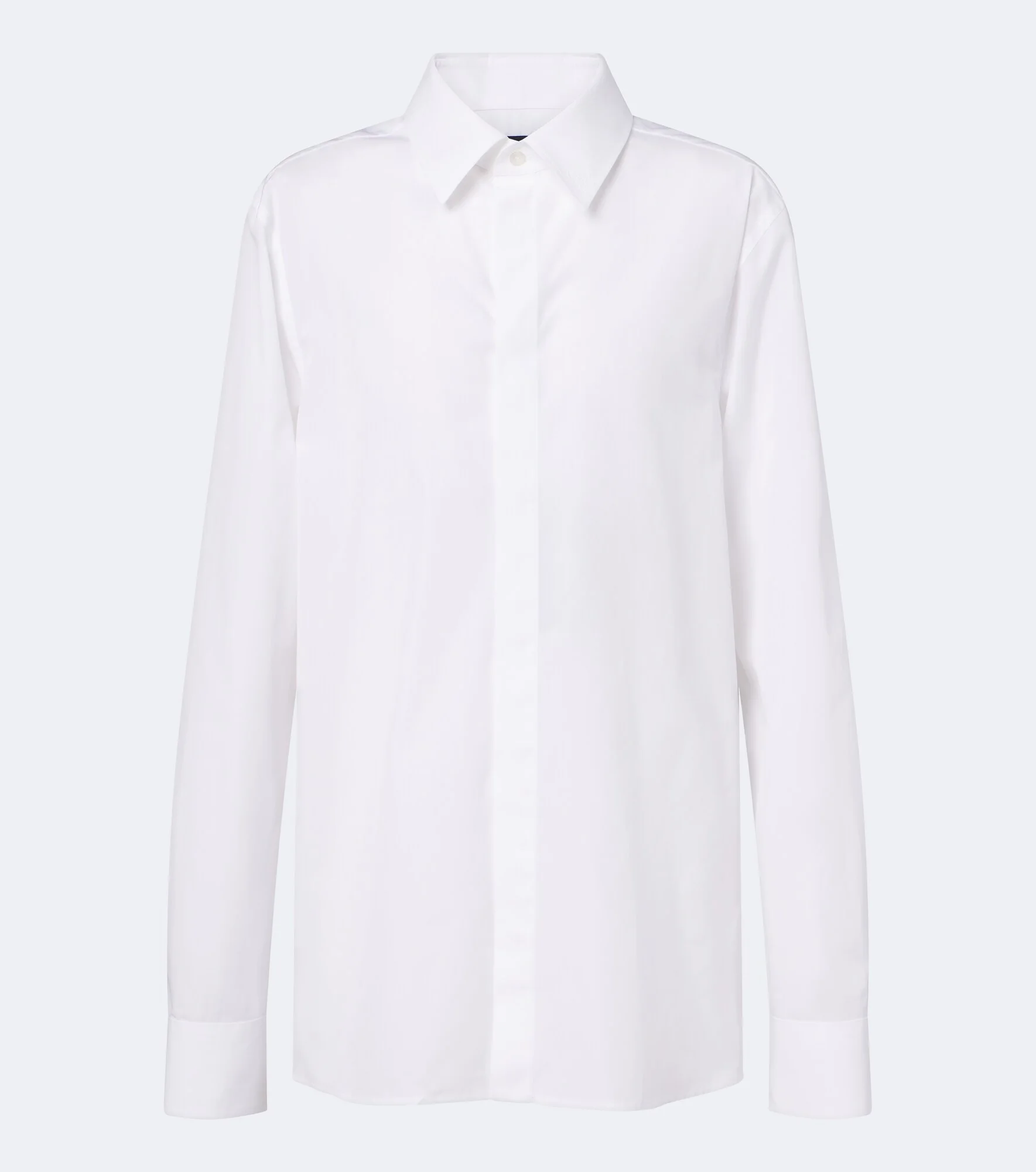 Cotton poplin shirt - 1