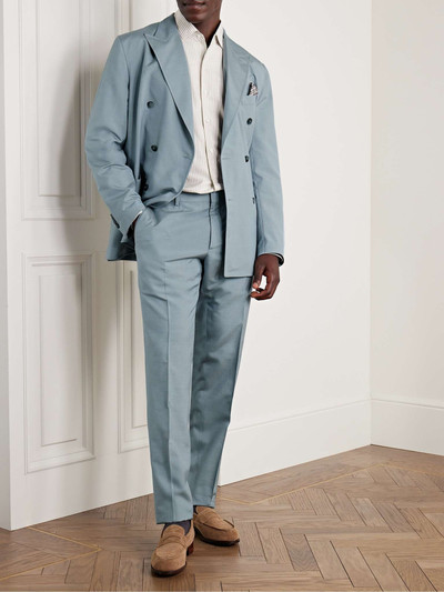 Brioni Slim-Fit Silk Suit Trousers outlook