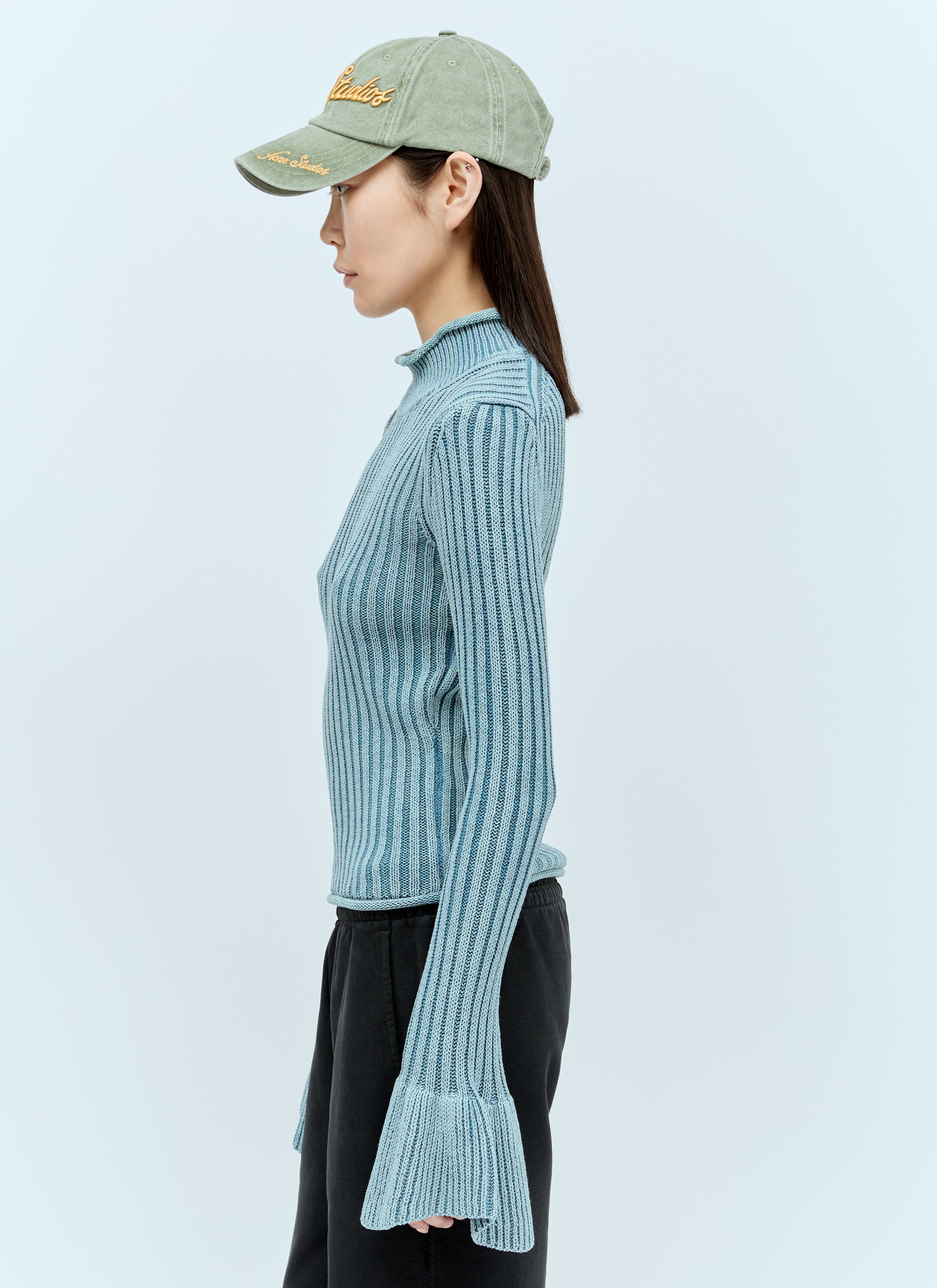 Ruffled Sleeves Sweater - 3
