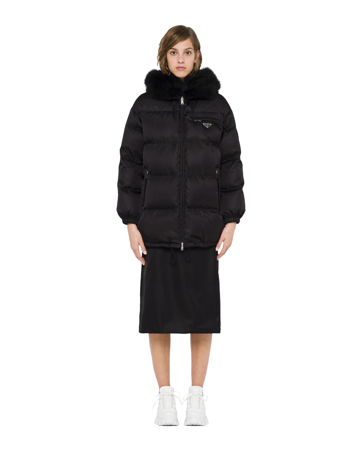 Re-Nylon gabardine puffer jacket - 2