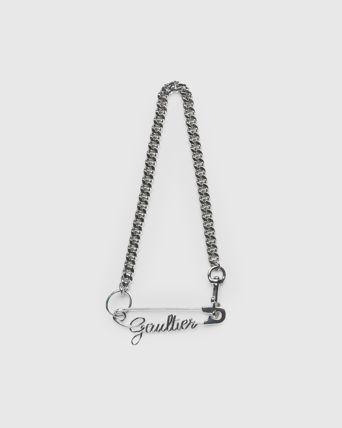 Jean Paul Gaultier – Safety Pin Gaultier Necklace Silver - 1