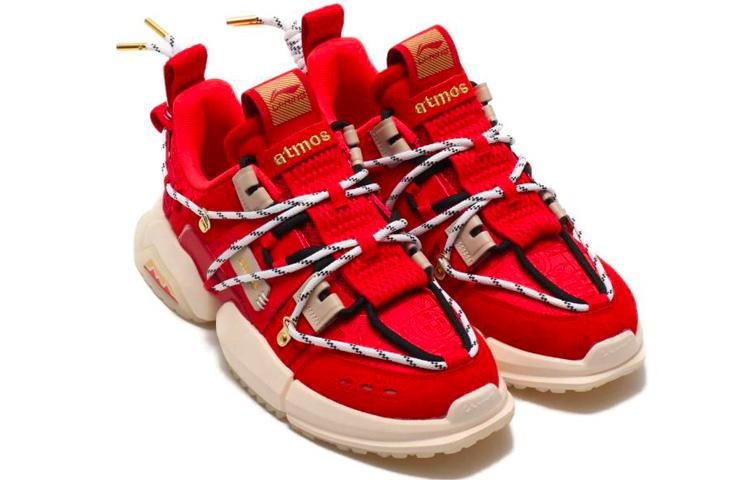 (WMNS) Li-Ning Titan 20SP-S x Atmos 'Red' AGLQ238-1 - 3