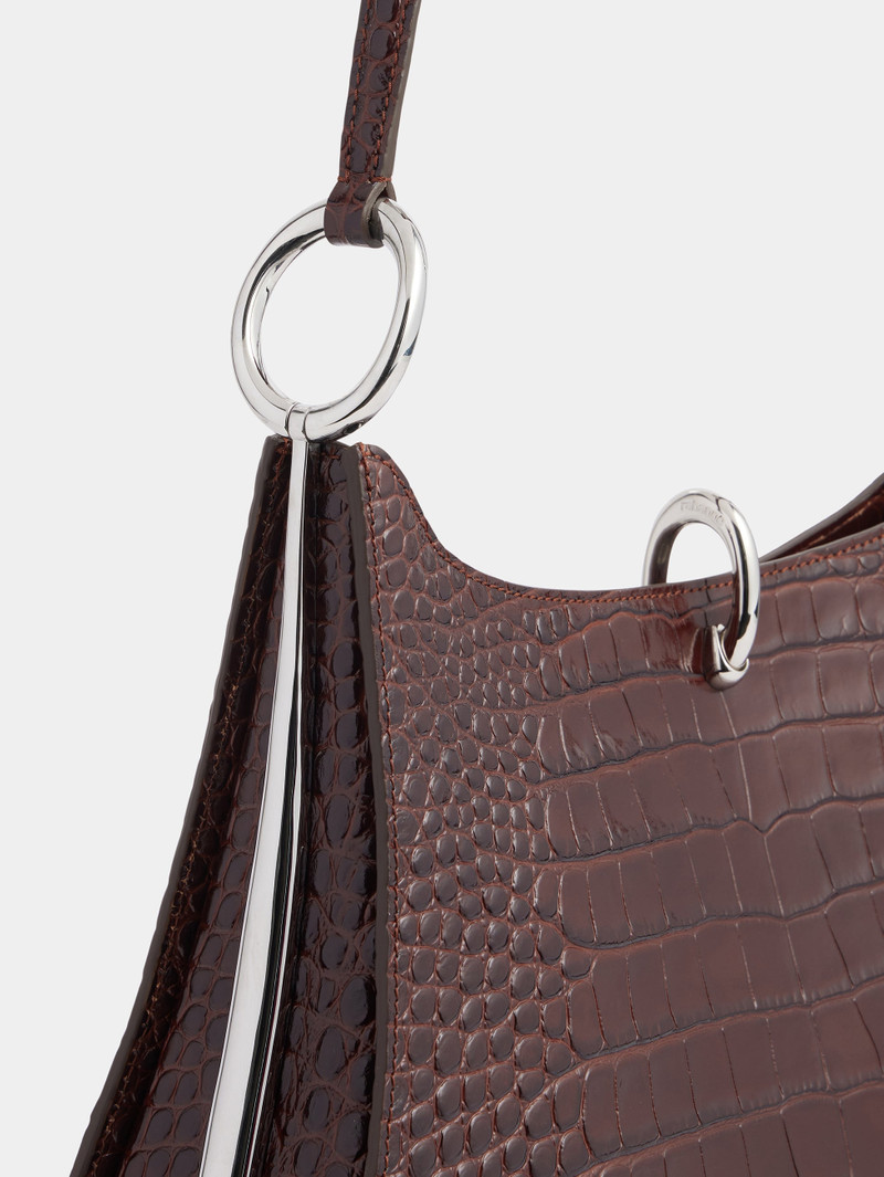 LARGE RING LEATHER BAG 4