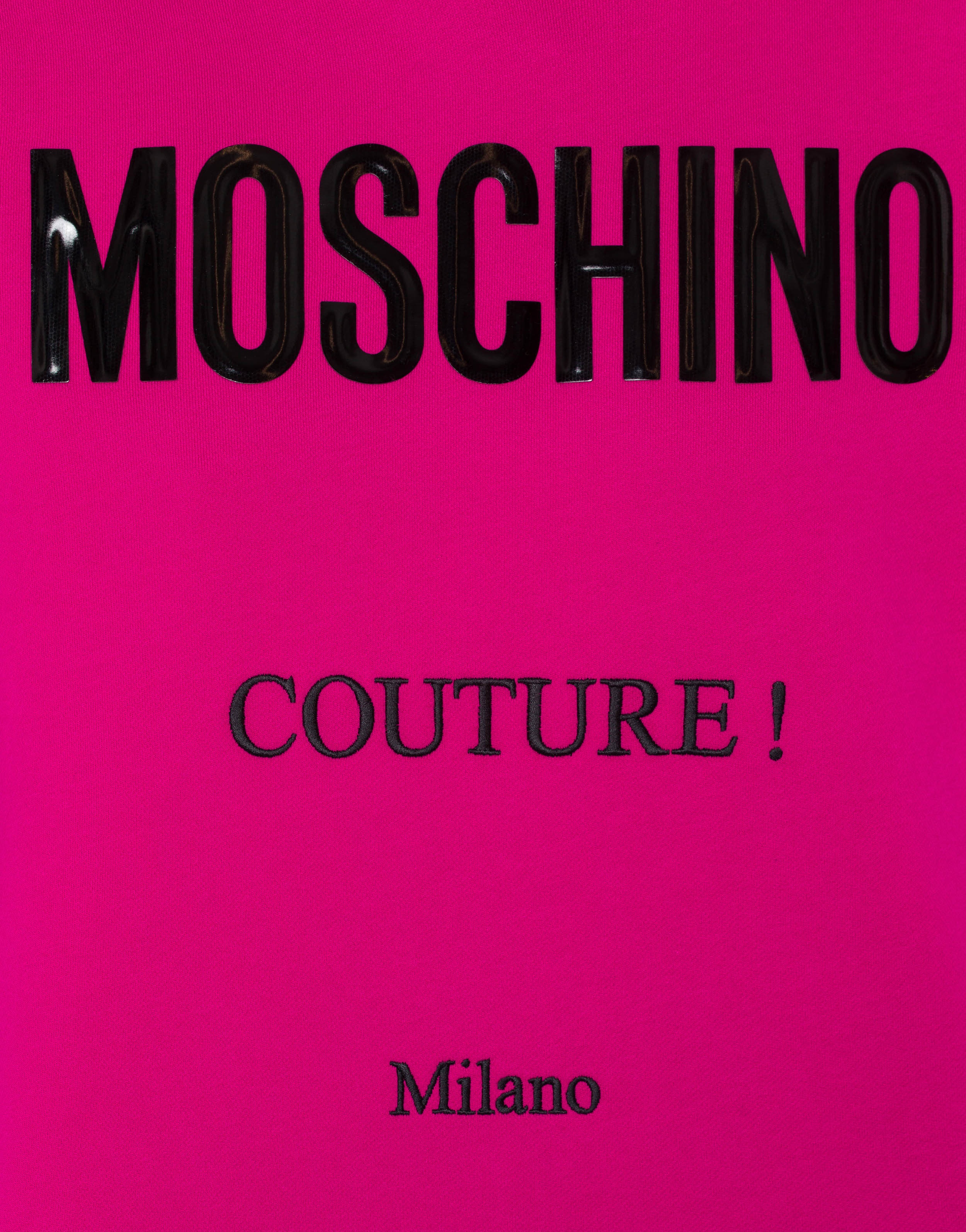 MOSCHINO COUTURE HOODED SWEATSHIRT - 4