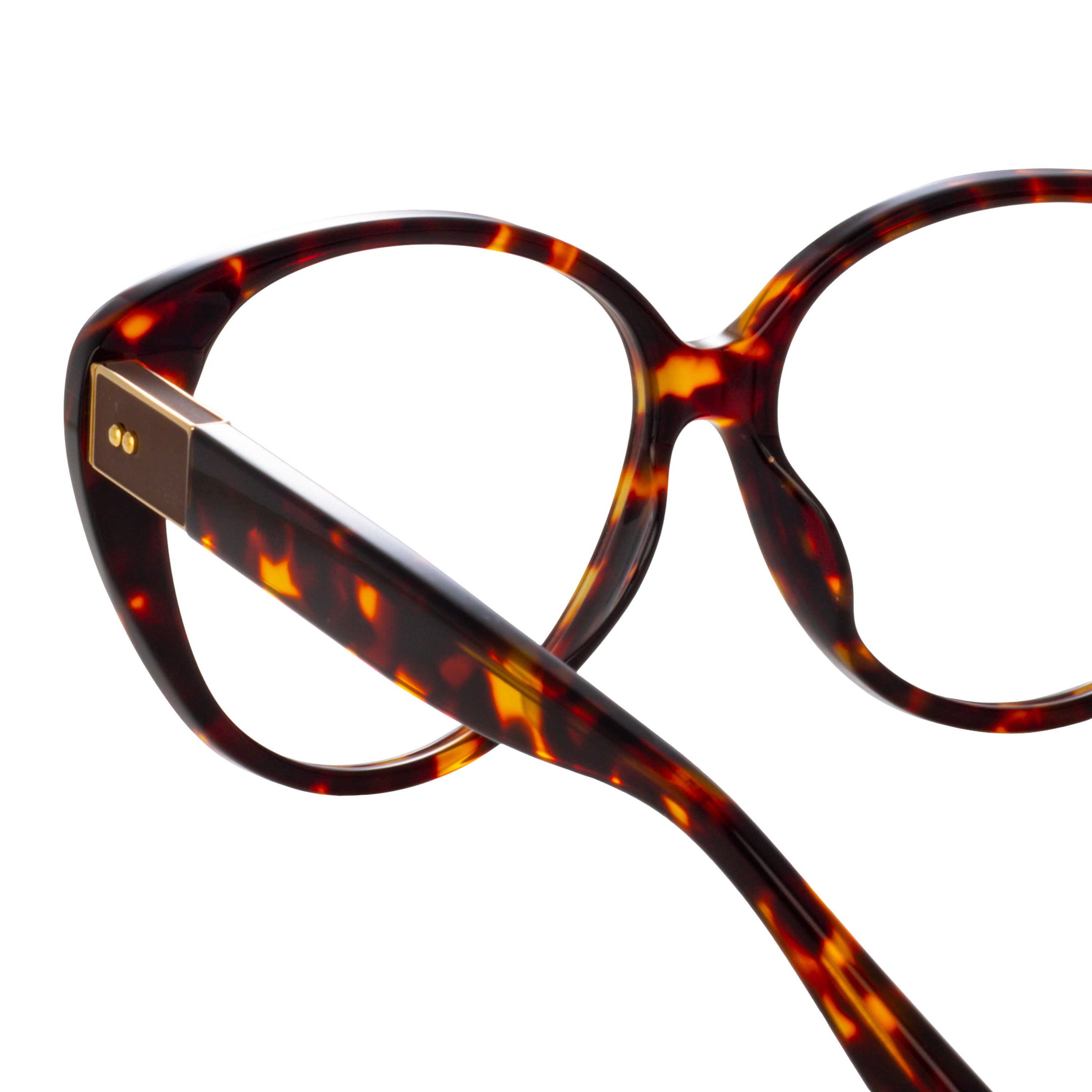 KATIA CAT EYE OPTICAL FRAME IN TORTOISESHELL - 4