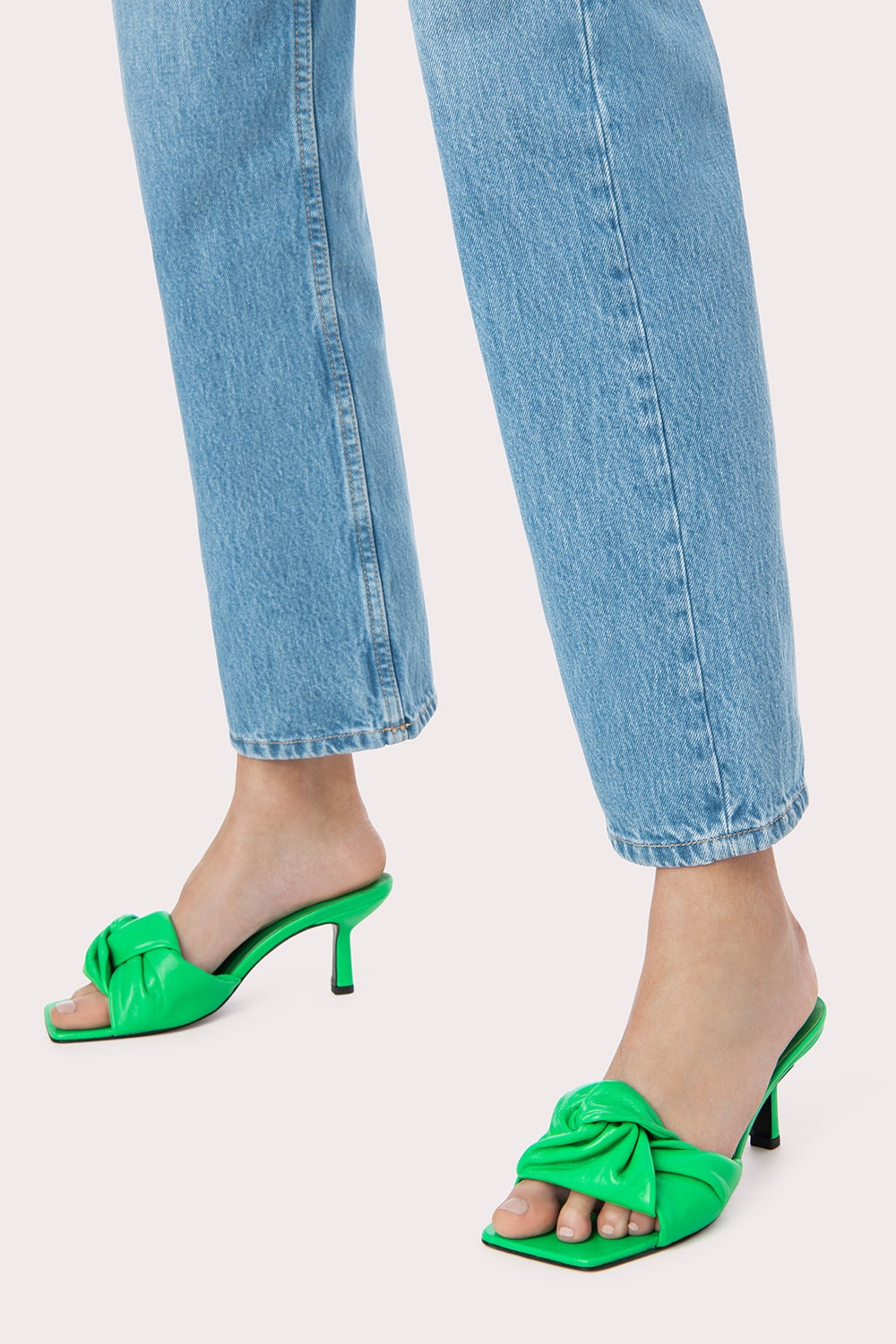 Lana Super Green Gloss Leather - 2