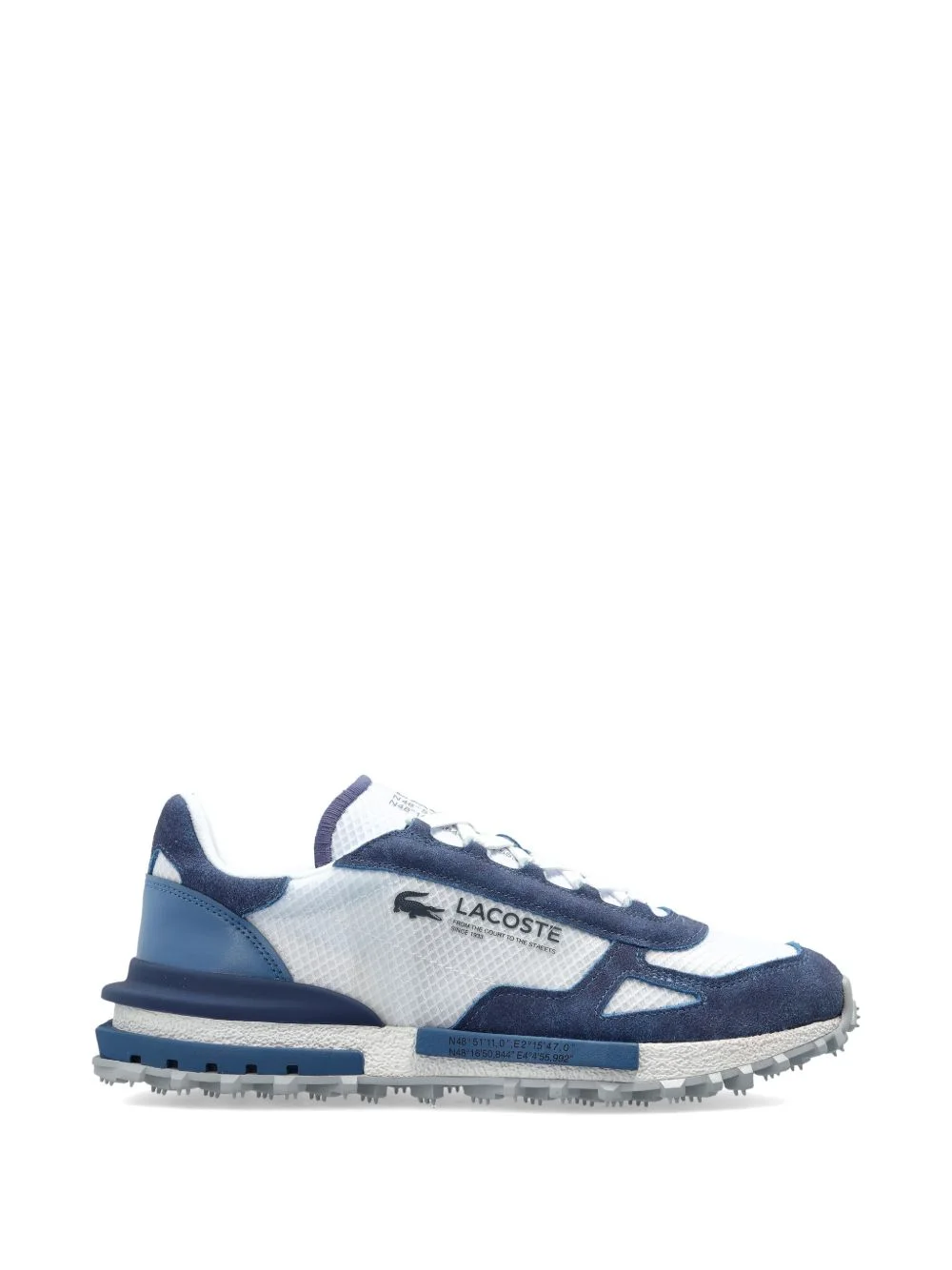 Elite Active suede-panelled sneakers - 1