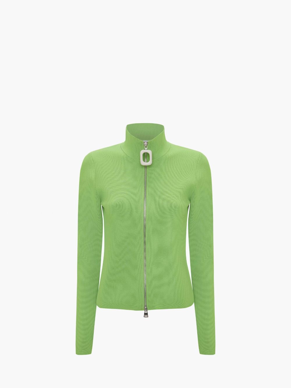 FITTED ZIP UP CARDIGAN - 1