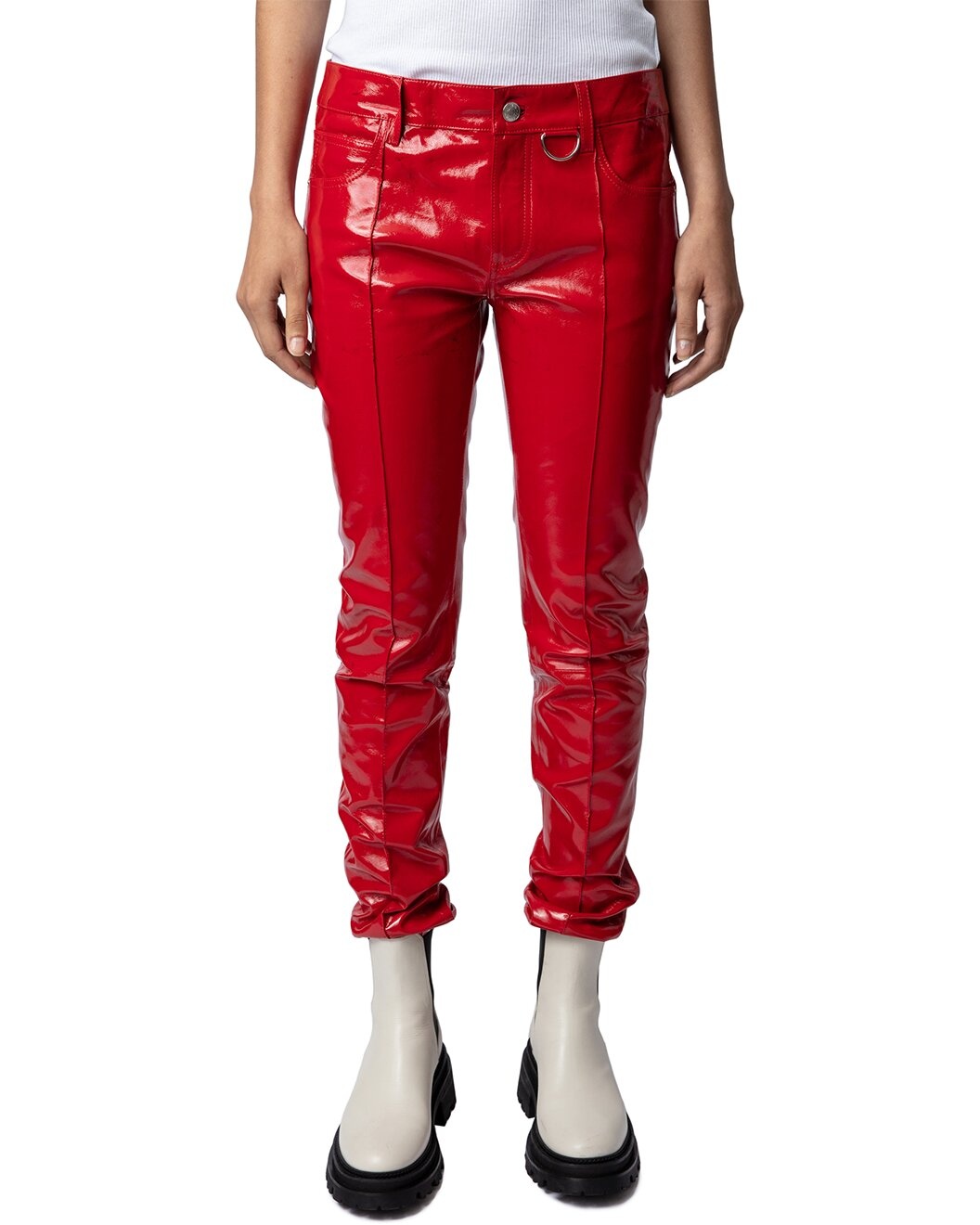 Zadig & Voltaire Peko Vinyle Leather Pant - 1