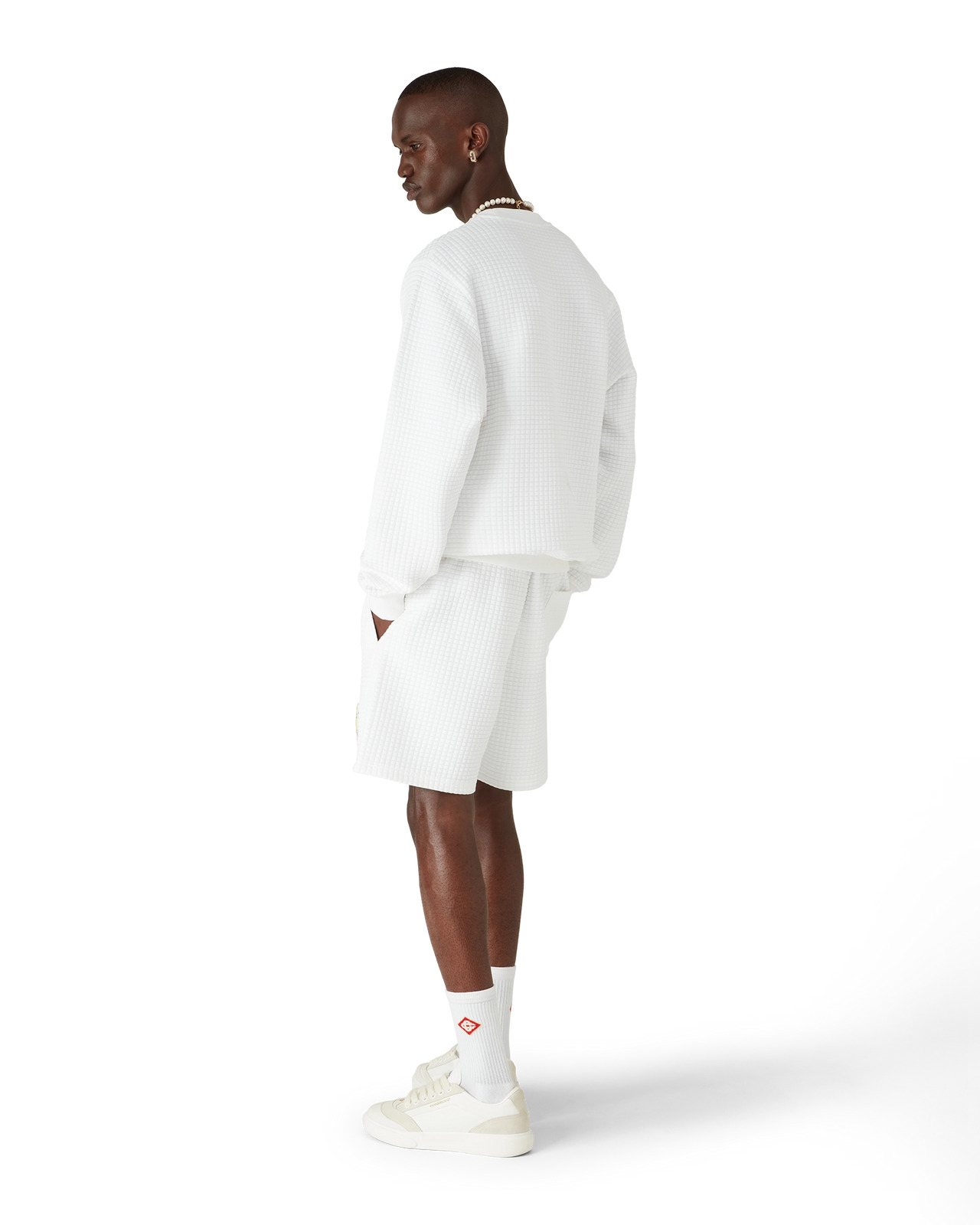 Tennis Mascot Quilted Sweatshirt | Casablanca Paris - 3