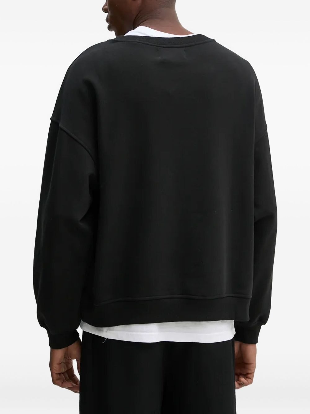logo-embroidered sweatshirt - 3