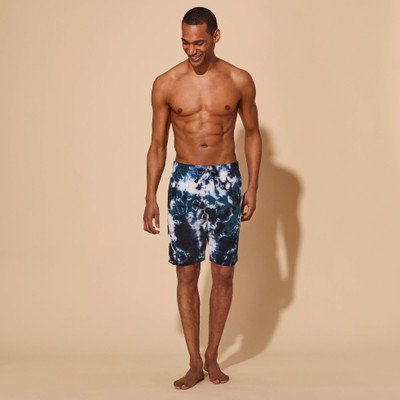 Vilebrequin Men Terry Bermuda Shorts Rough Ocean Tie & Dye outlook