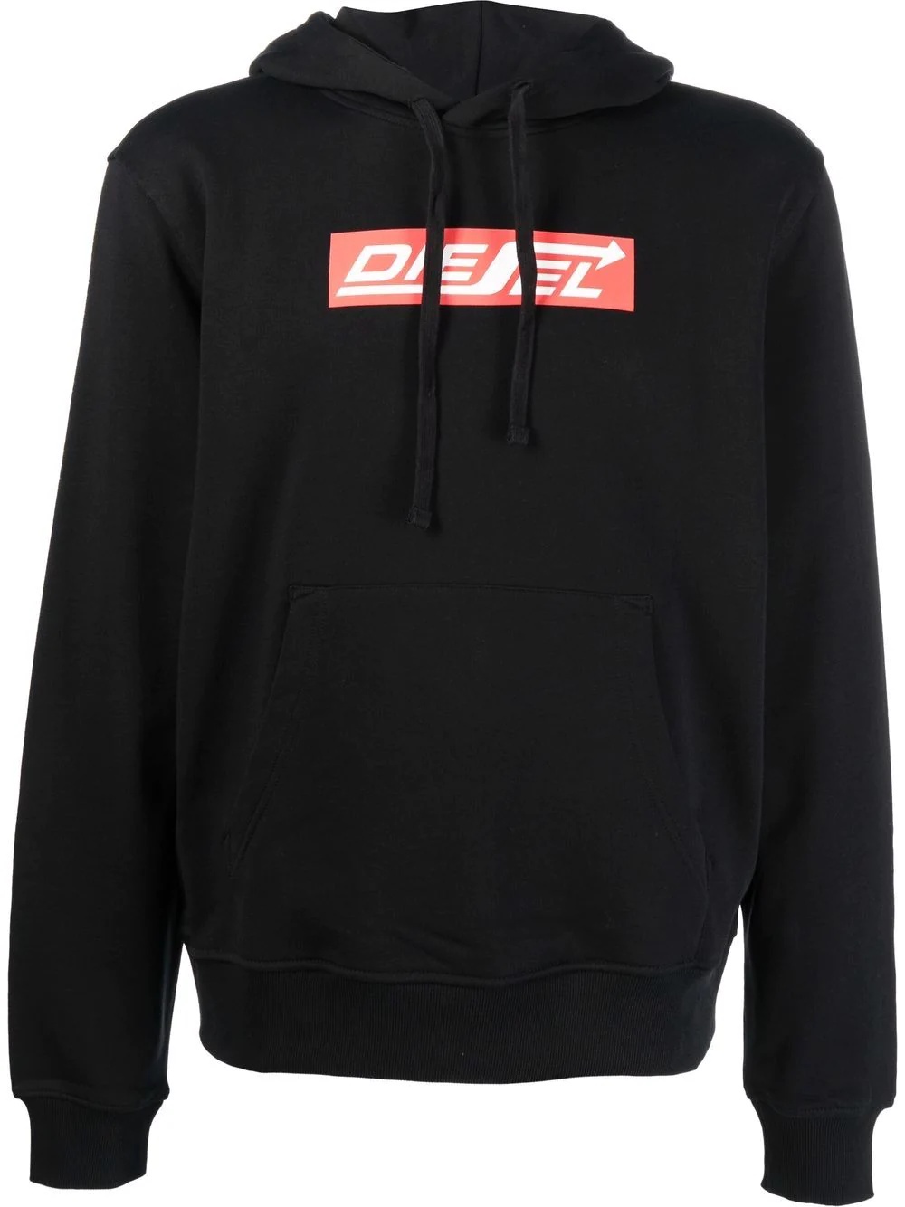 logo-print hooded sweatshirt - 1