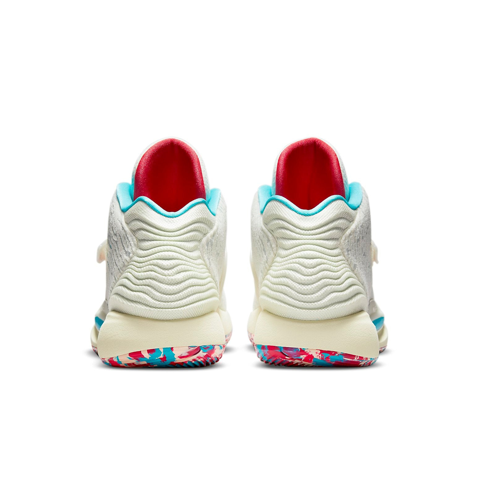 Nike KD 14 EP 'White Aqua Blue Multi-Color' CZ0170-700 - 5