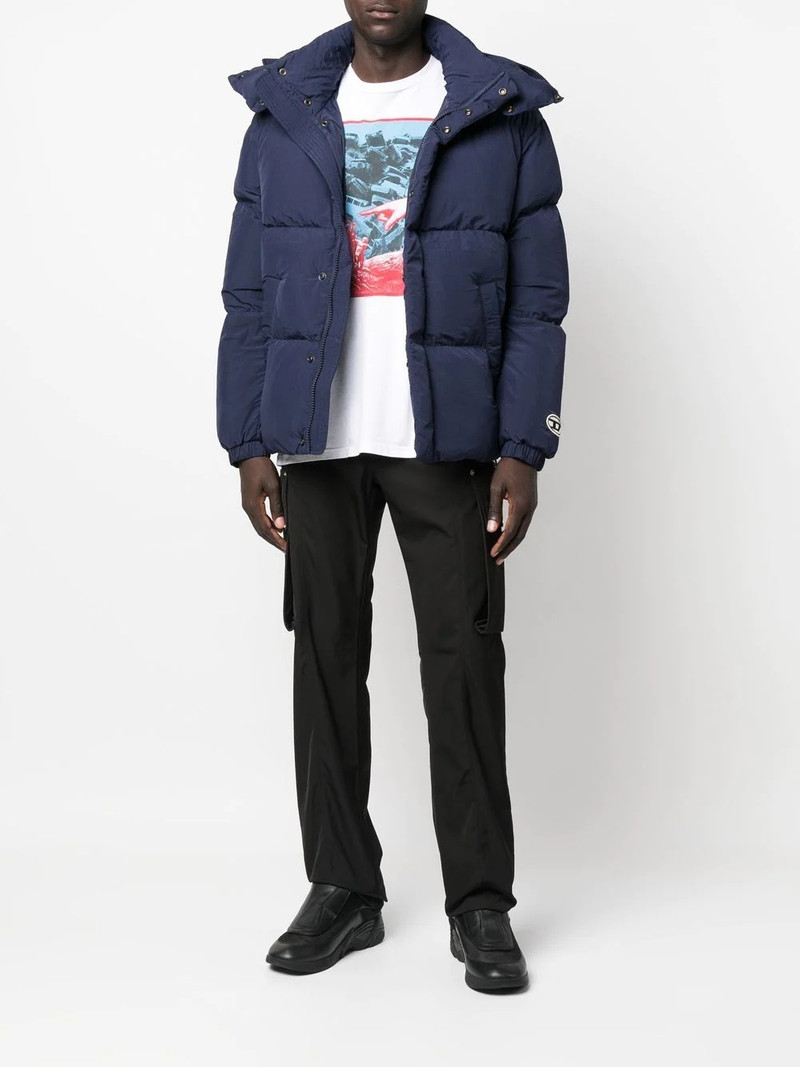 Diesel Rolf hooded padded coat outlook