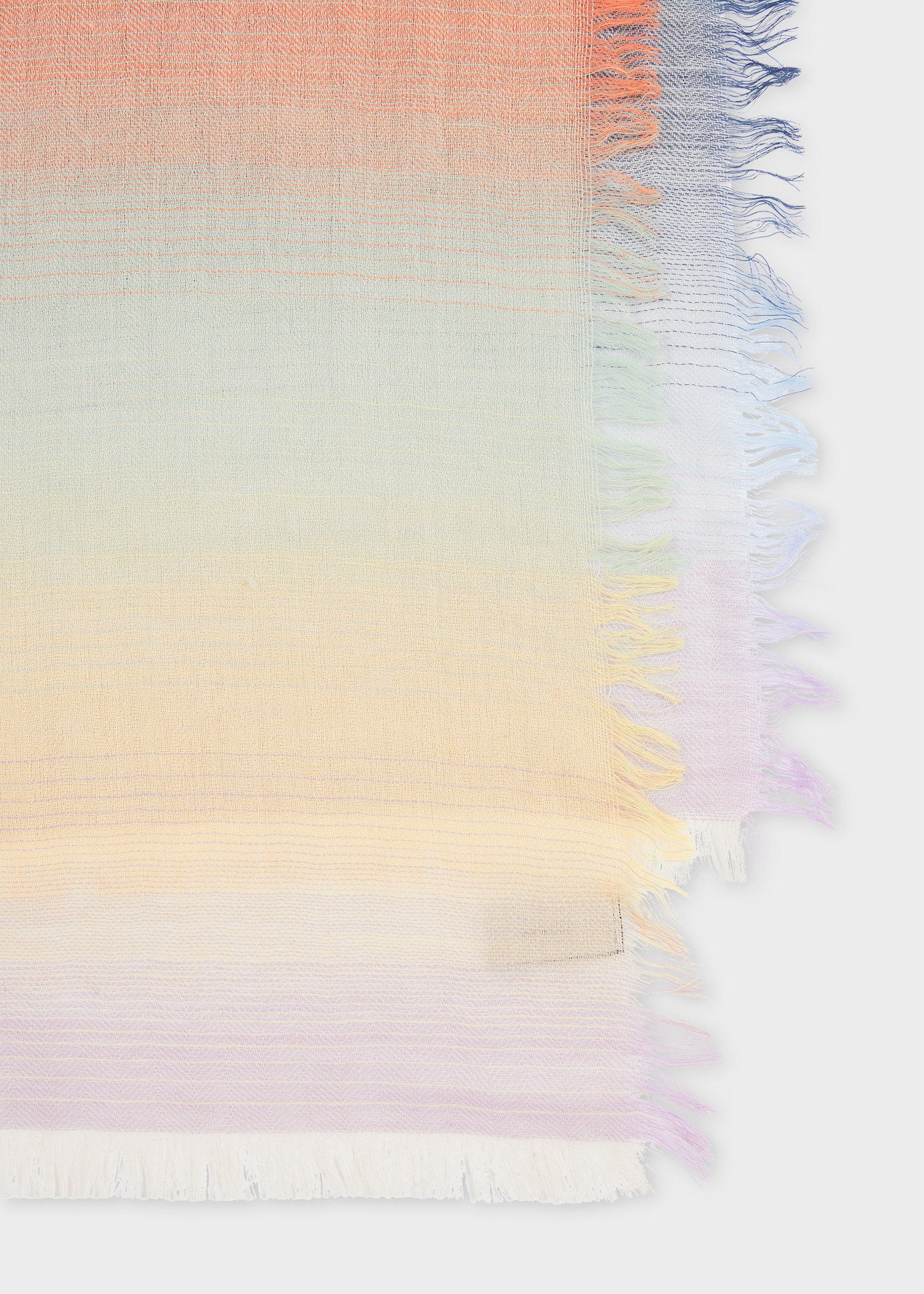 Watercolour Stripe Scarf - 2