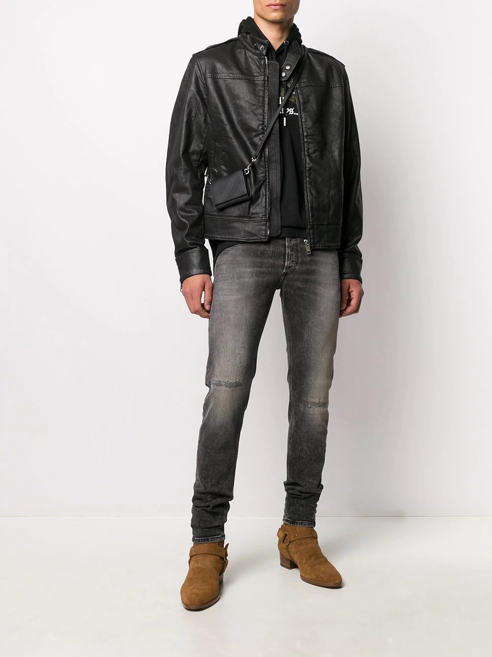 JoggJeans denim biker jacket - 2