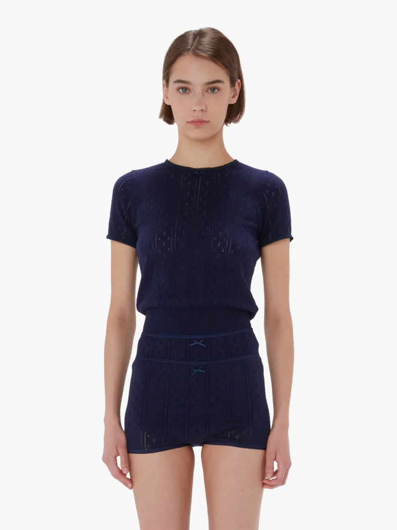 JW Anderson POINTELLE CAP SLEEVE TOP outlook