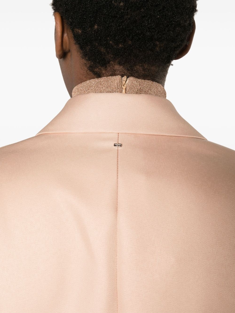 notched-lapels single-breasted blazer - 5