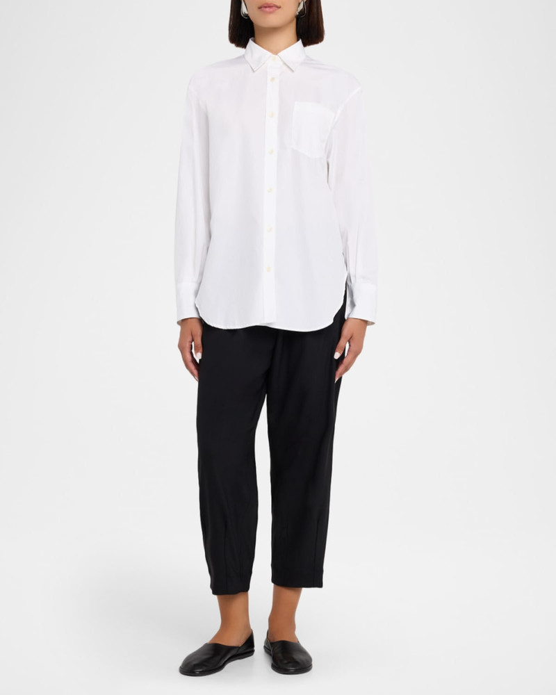 MARIA McMANUS Oversized Long-Sleeve Tunic Shirt outlook