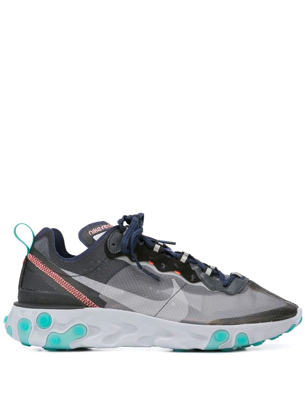 React Element 87 "Black/Midnight Navy" sneakers - 1