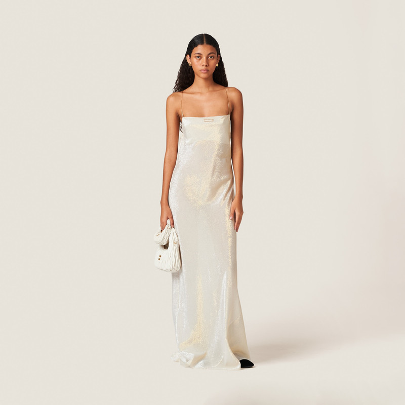 Miu Miu Long mesh dress outlook