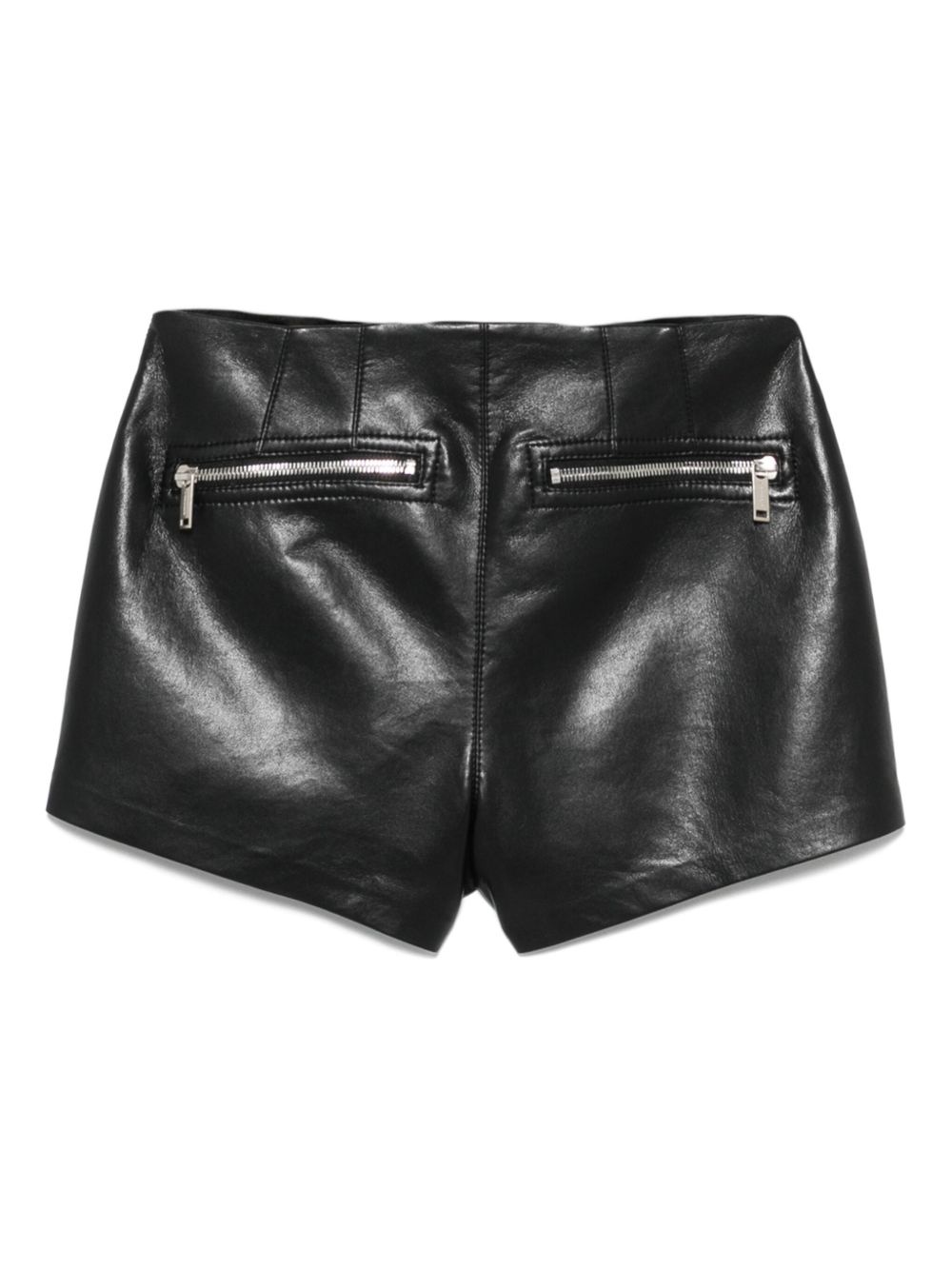 leather shorts - 2