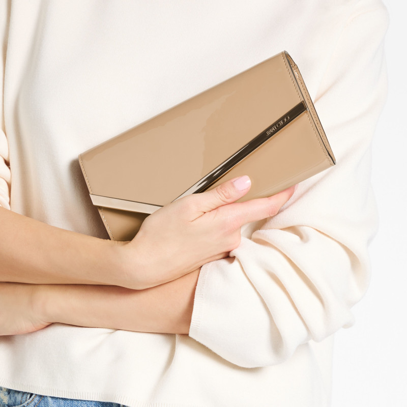 JIMMY CHOO Emmie
Chai Patent Leather Clutch Bag outlook