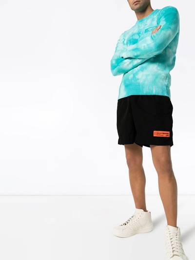 Heron Preston buckled logo shorts outlook