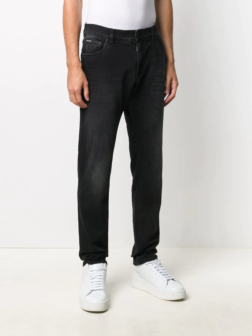 logo-appliqué slim-cut jeans - 3