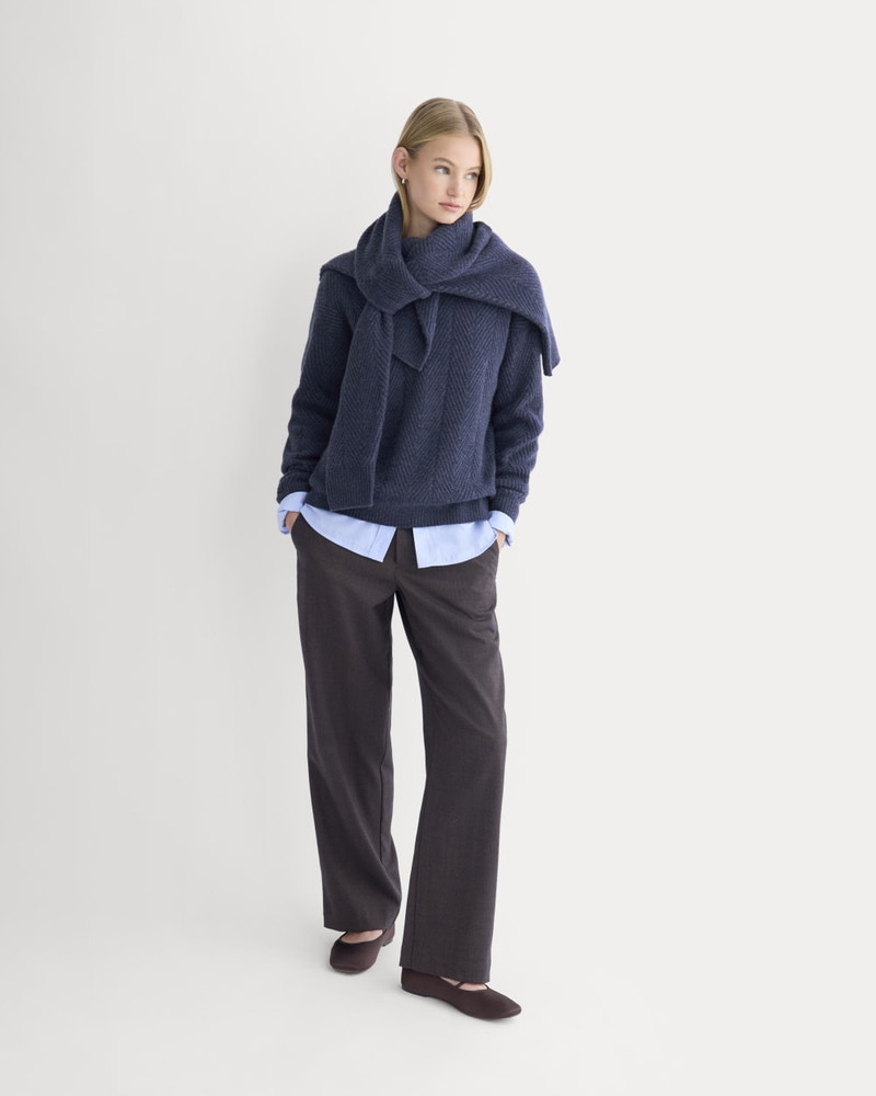 CASHMERE HERRINGBONE SWEATER 3