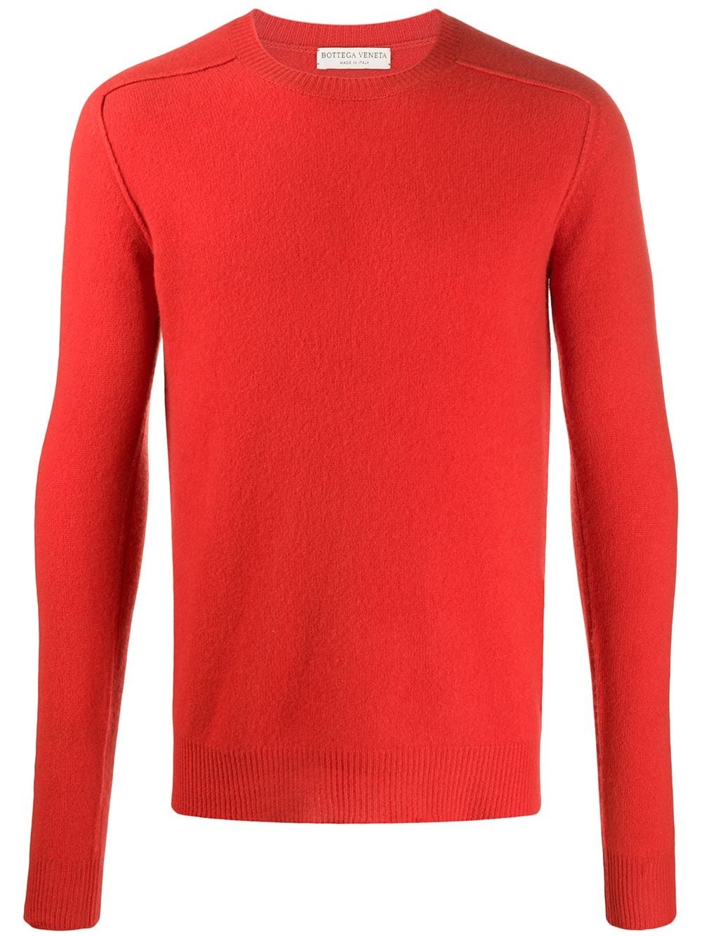 crewneck cashmere jumper - 1