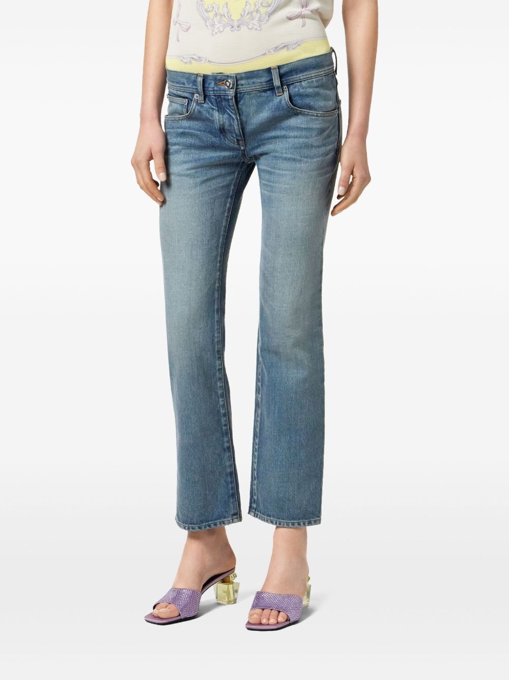 Made in Japan cropped jeans - 3