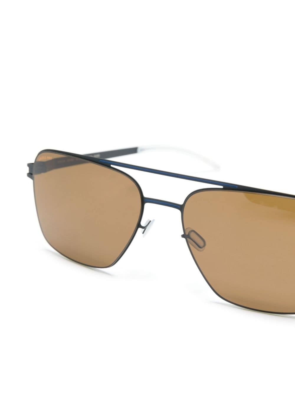 pilot-frame double-bridge sunglasses - 3