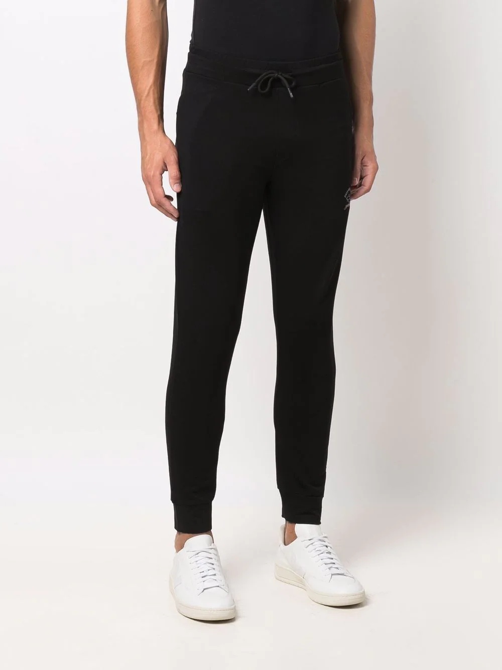 logo-print skinny track pants - 3