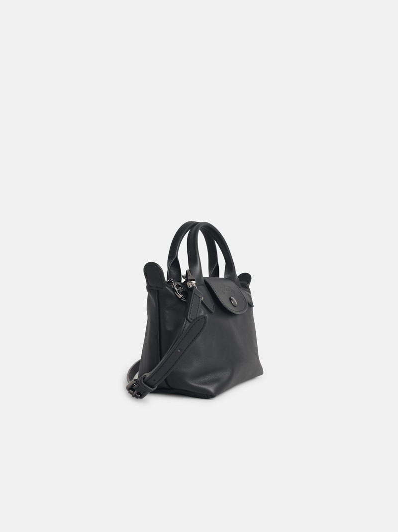 Longchamp BAG WITH BLACK LEATHER 'XS LE PLIAGE XTRA' HANDLE outlook