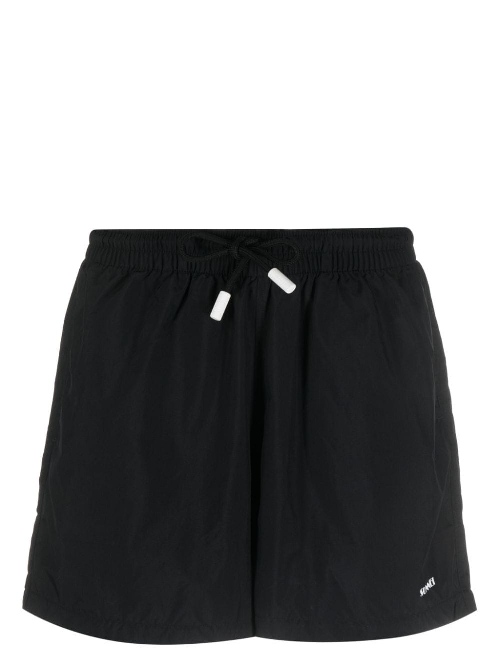 logo-print swim shorts - 1