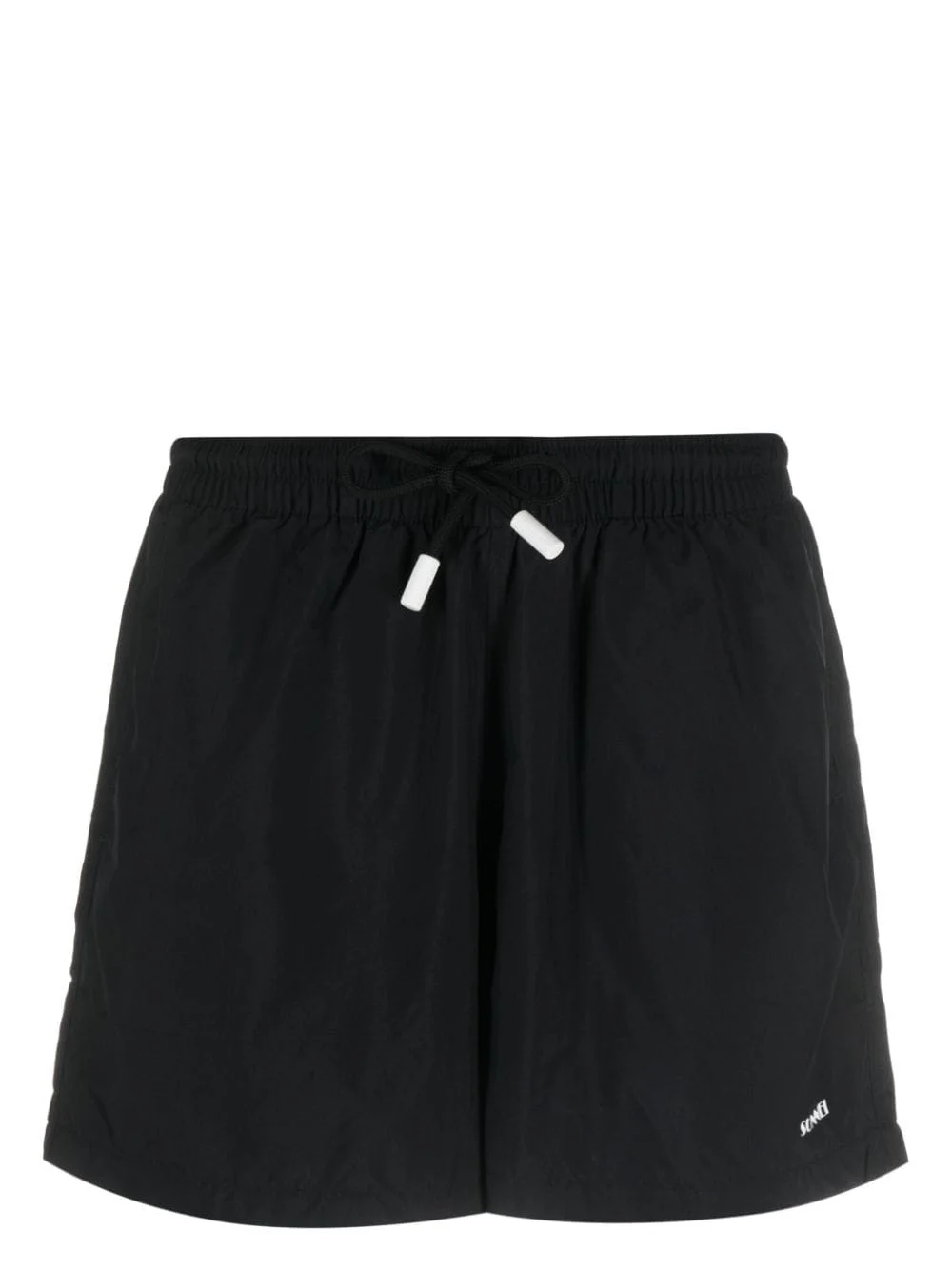 logo-print swim shorts - 1