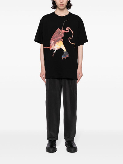 Yohji Yamamoto graphic-print T-shirt outlook