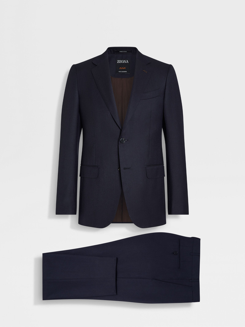 ZEGNA NAVY BLUE OASI CASHMERE SUIT outlook